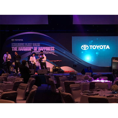 Large High Brightness Concert Led Screen 500*500mm 65410 Pixels 1/16 Scan