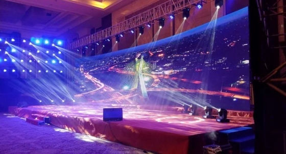 500*500mm 1200Hz Led Display Cabinet P2.976 Indoor Rental RGB 3IN1