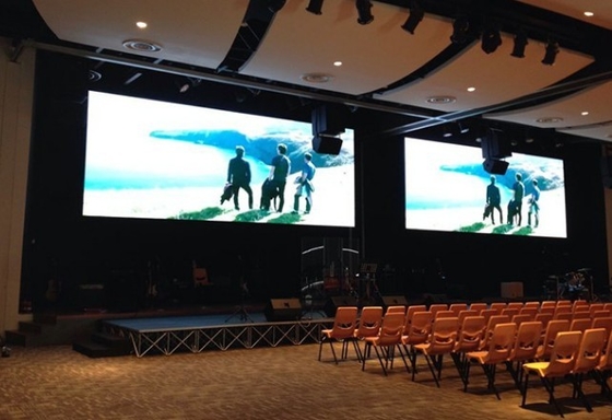 500*500mm 1200Hz Led Display Cabinet P2.976 Indoor Rental RGB 3IN1