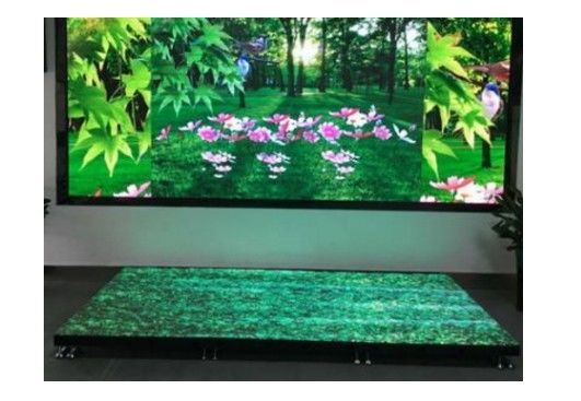 P3.91 Interactive Dance Floor Led Display 3840Hz Antiwear For Retail Store