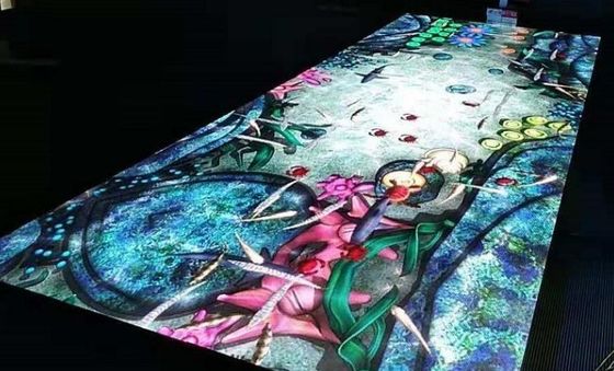 Durable， Safety 52×52 dots 3840Hz Colorful Led Dance Floor Rental P4.81mm High Refresh