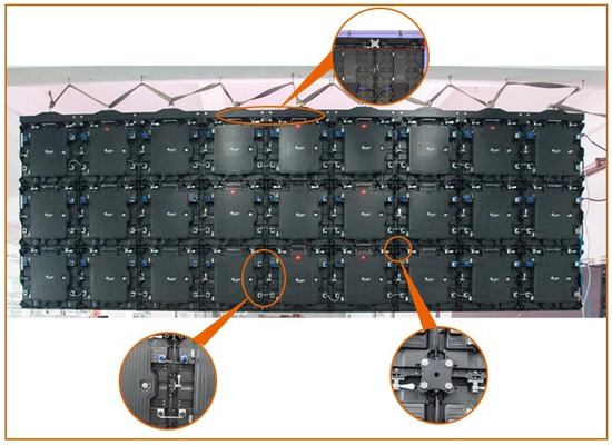 4500cd/ M2 Portable Rental Led Display RoHs CCC IP43