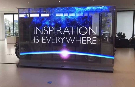 SMD2020 Transparent Glass Led Display 1/ 16scan