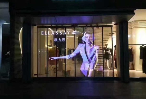 Longda Building Led Window Display Screen 32873 Dots/ M2 3840Hz