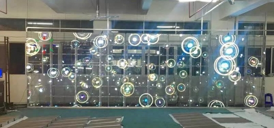 Longda Building Led Window Display Screen 32873 Dots/ M2 3840Hz