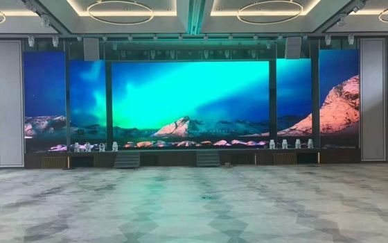 Indoor Full Color Led Display Video Wall Screen Panels SMD2121  32Scan Shopping Malls
