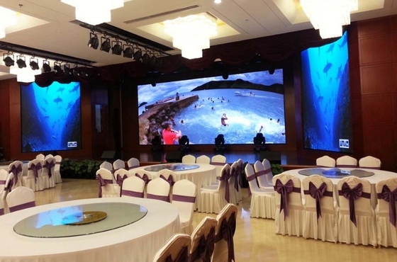 Churches Indoor Full Color Led Display Video Wall Rental SMD2121 W64×H64 Dots