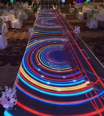 Safety Digital Super Light ISO9001 Led Dance Floor W96*H96 Dots Video Wall Module 3840Hz