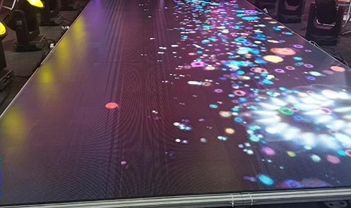 SMD2121 Hire Disco Lights 0.5*1m Led Light Up Dance Floor Rental P3.91mm