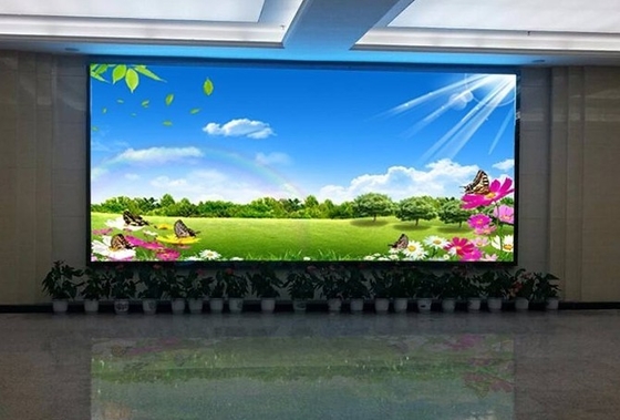 P1.875 Commercial Indoor Large Led Advertising Screens 48 X 48cm 600cd