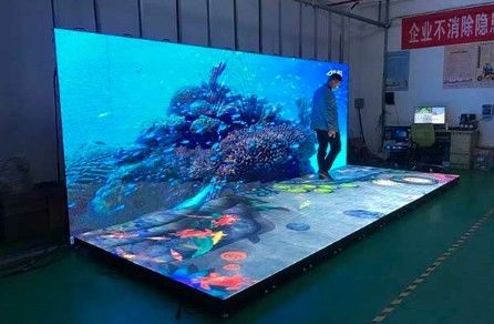 Energy-saving Concert Light Up Led Dance Floors Panels Novastar 14bits