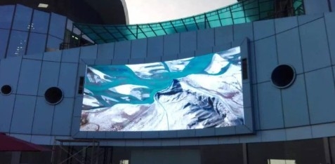LONGDA Flexible Curved Video Screen P5 Outdoor Led Screen Waterproof 40000 dots / M2