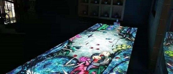 Disco Lighted Dance Floor Rental Module Size 250*250mm 40m Viewing Distance