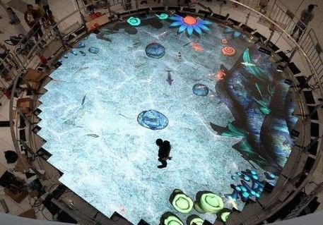DIY FCC Interactive Led Light Up Dance Floor 43264 Pixels 4m Viewi Distance