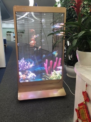 3840hz Transparent Glass Led Screen P3.9 P7.8