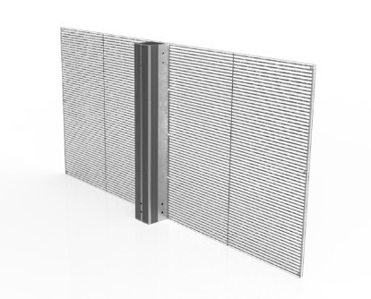 3840hz Transparent Glass Led Screen P3.9 P7.8