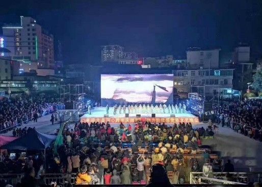 Longda Outdoor Full Color Led Display 104x104 Dots High Definition