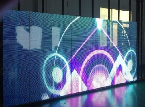 Durable & Easy Maintenance P3.91mm SMD1921 Transparent Led Display Panel Glass Curtain Wall 1000*500mm