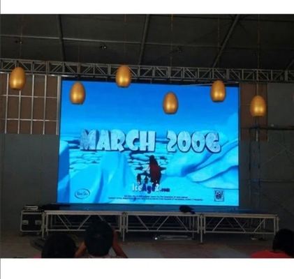 52x52 Pixels Wedding Led Screen Video Wall Stage Rental 620nm To 625nm