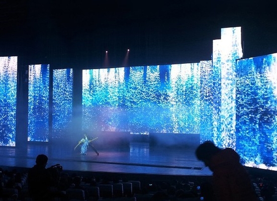 52x52 Pixels Wedding Led Screen Video Wall Stage Rental 620nm To 625nm