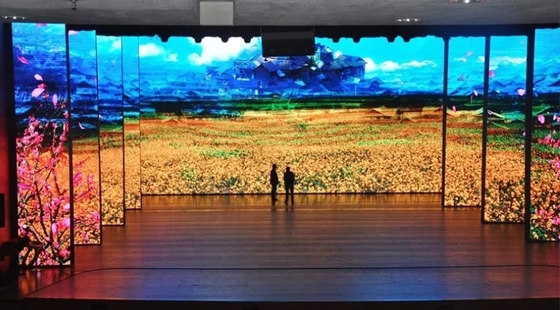 52x52 Pixels Wedding Led Screen Video Wall Stage Rental 620nm To 625nm