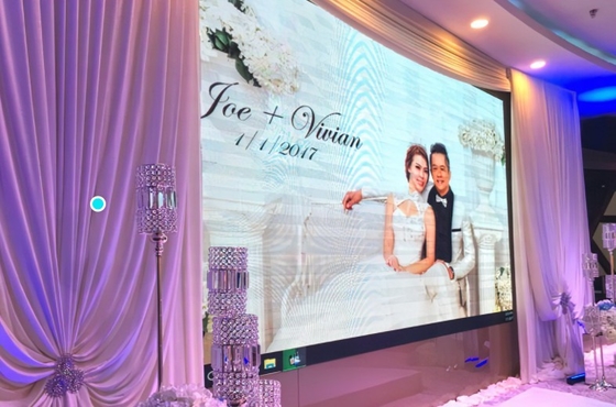 P3.91 Billboard Led Stage Backdrop Screen 65536 Dots