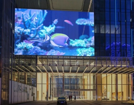 Full Color SMD2020 Transparent LED Panels 1/ 16 Scan 32873 Pixels ODM