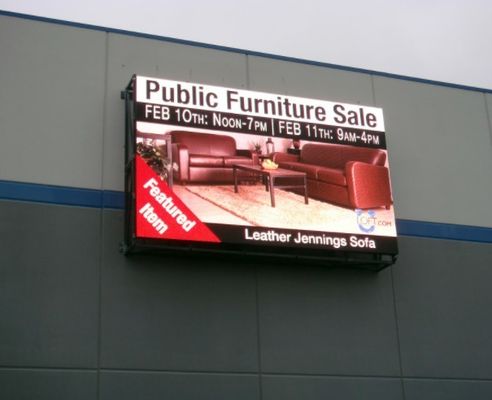 Light-weight，Durable Full Color Waterproof Outdoor Led Display Screen P6 IP65