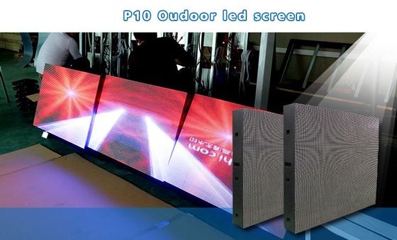 Durable，High Brightness P4 Outdoor Led Display Nationstar 2121 Front Maintenance