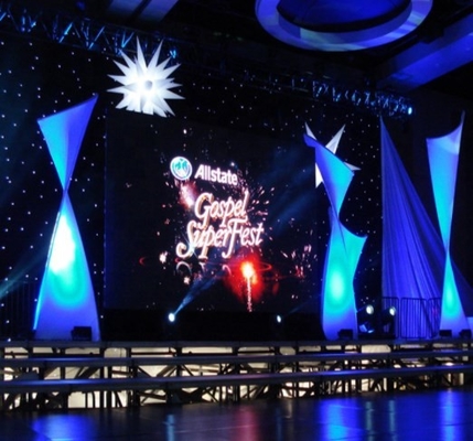 IP65 P3.91mm Led Stage Background Screen Decorations 40m View Distance