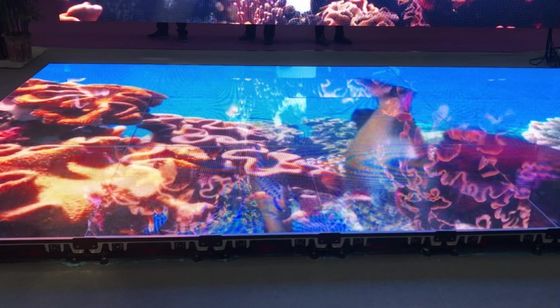 Lightweight，Durable Indoor/Outdoor LED Floor Tile Screen RGB Color Changing Lighting