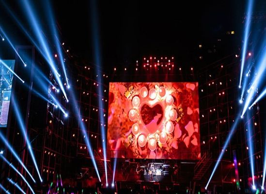 Light-weight，Easy Installation P1.86mm Led Stage Backdrop Screen 1R1G1B