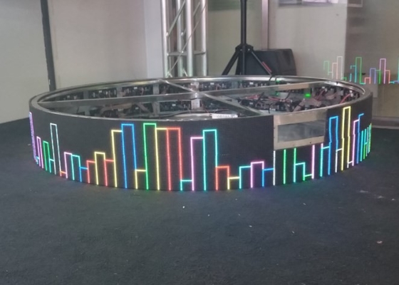 240 * 120mm LED Flexible Module P4 Foldable Led Display 1200Hz