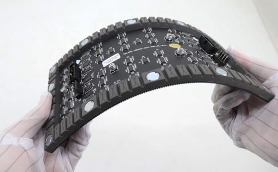 Commercial Led Flexible Module Curtain Display FPC 200W/ M2 1/ 64s