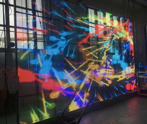Commercial Advertising Transparent Glass LED Screen Outdoor SMD1921 1/ 2 Scan ODM