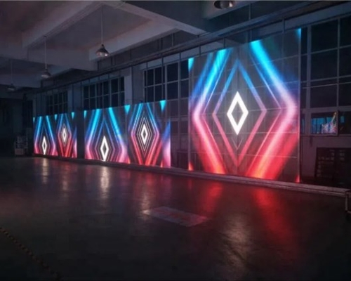 Longda Signage Transparent Glass Led Screen Wall 281 Trillion 1R1G1B