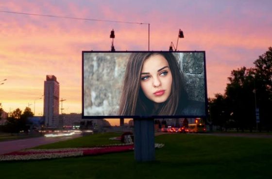 Outdoor LED Video Walls P3.91 For Advertising Digital Billboard 500*1000mm Outdoor  Series