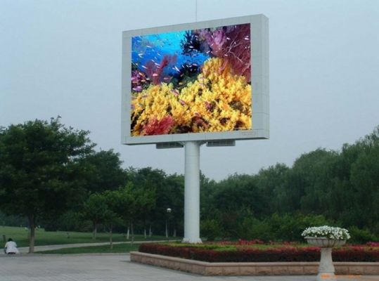 ODM P3.076 Outdoor LED Video Walls Led Billboard Fixed ISO14001 1R1G1B Advertising