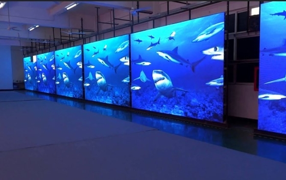 HD IC 2153 Wedding LED Video Wall Screen Display 1/ 16 Scan AC220V 522nm