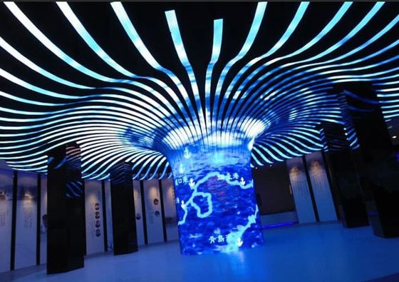 Outdoor Indoor P3.91mm Curved LED Display Waterproof IP65 High Brightness