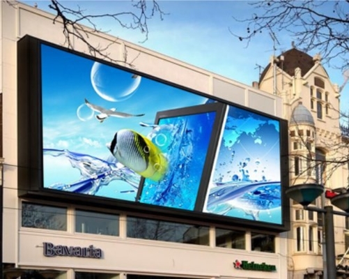Full Color P5 1R1G1B Curved Led Display Outdoor SMD3528 Large Viewing Angle