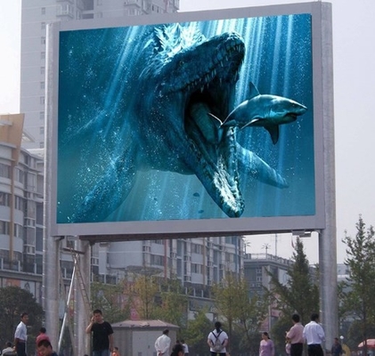 Full Color P5 1R1G1B Curved Led Display Outdoor SMD3528 Large Viewing Angle