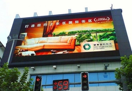 Full Color P5 1R1G1B Curved Led Display Outdoor SMD3528 Large Viewing Angle