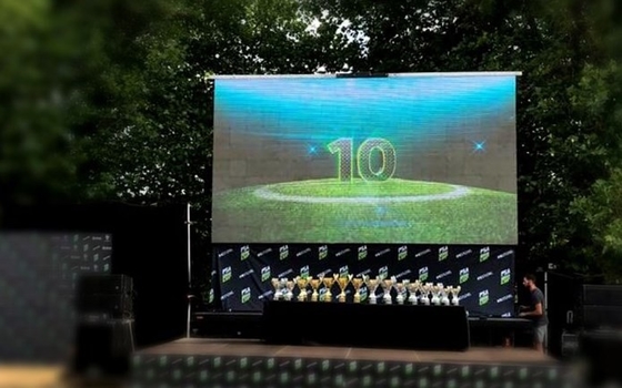 500x500mm 1000nits Modular Led Display Panels Wedding LED Screen Rental