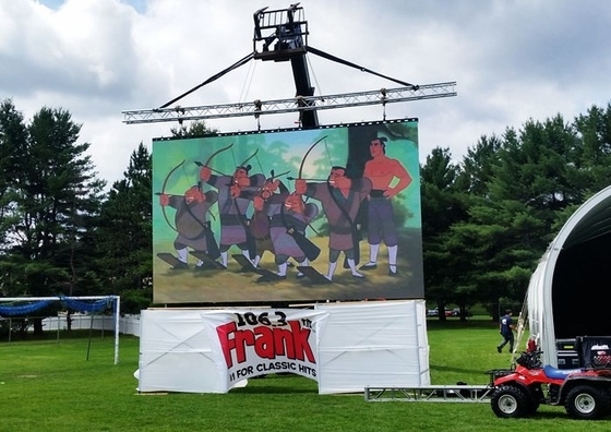 500x500mm 1000nits Modular Led Display Panels Wedding LED Screen Rental