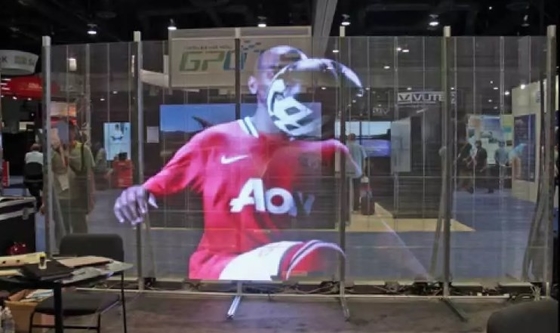 P2.8 Transparent Glass LED Screen Customized Indoor Outdoor For Shopping Mall