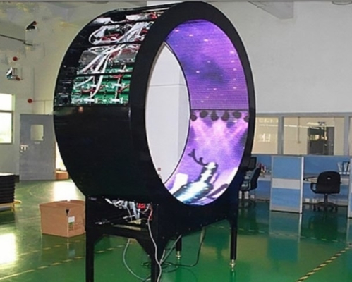 240X120mm Curved LED Display Screen SMD1515 Indoor P2 LED Flexible Module Panel