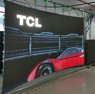 Die Casting Aluminium Curved LED Screen Indoor Outdoor P3.91mm Digital LED Billboard
