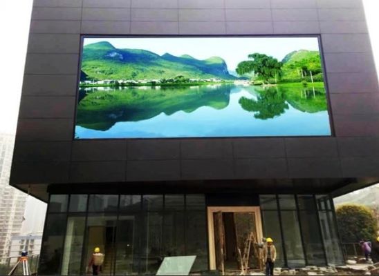 Customized Outdoor LED Video Walls LED Displays Diecasting Aluminum Cabinets