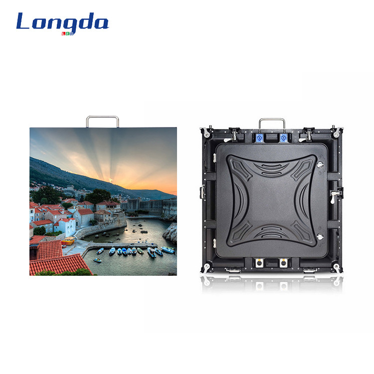 Aluminum Indoor Rental Led Display 576x576mm 54HZ FCC P3